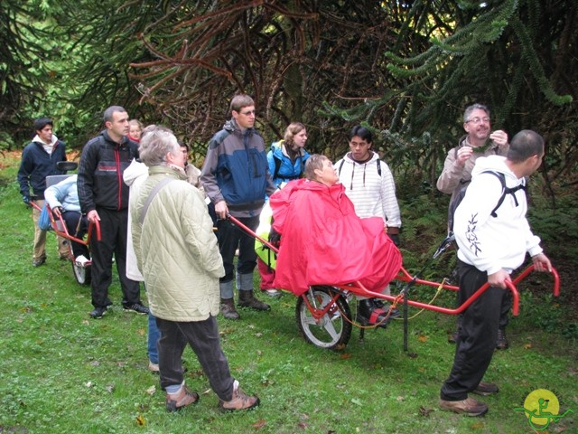 randonnée sportive avec joëlettes, Tervuren, 2012